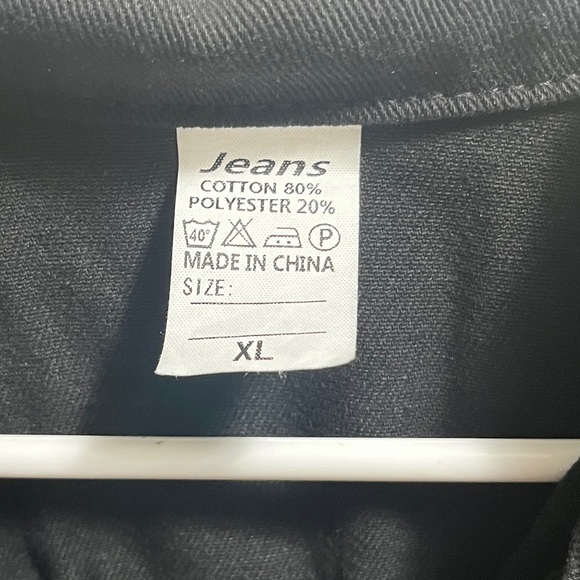 Women’s black denim jean jacket sz XL - Picture 15 of 15